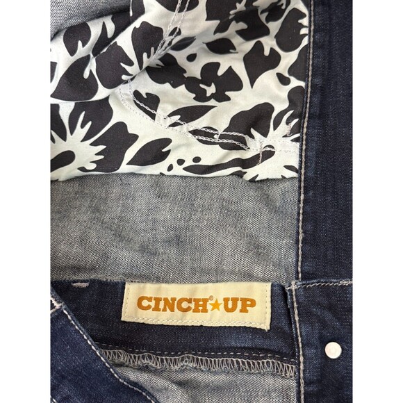 Cinch Carter 2.4 Western Denim Jeans Men's 46x32 Dark Wash Bootcut Rodeo Cowboy - Picture 5 of 8